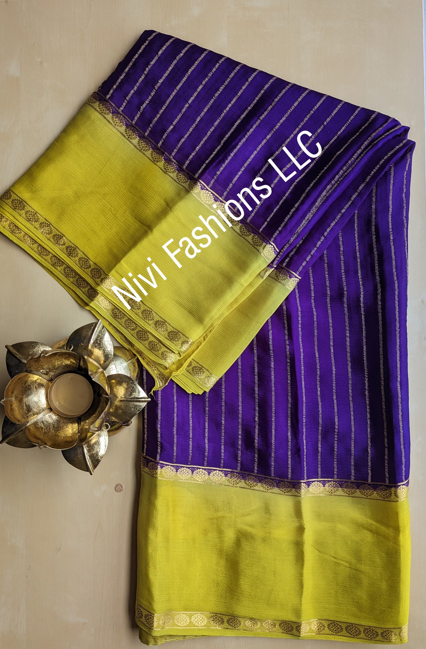 Pure Crape Mysore Silk Saree